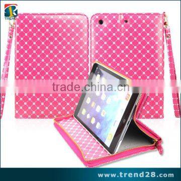 express  high quality red color leather case for ipad air