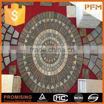 Castle Exterior Wall Decoration Black Slate Strips Tile photo-6