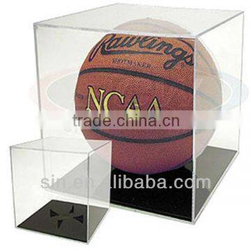 transparent basketball display stand