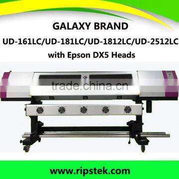 Universal GALAXY 1.8m UD-181LC/UD-1812LC eco solvent printer with DX5 Print head 1440dpi