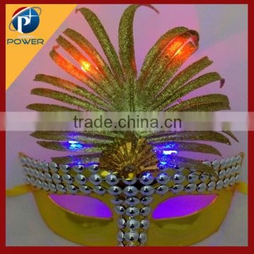 2015 factory wholesale party face mask, feather mask, masquerade ball mask