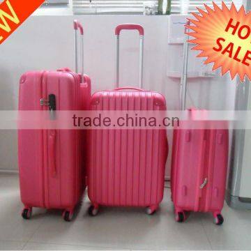 ABS 3 pcs set eminent aircraft airplane wheel hard shell drawbar airport zipper mini pretty laptop computer suitcase