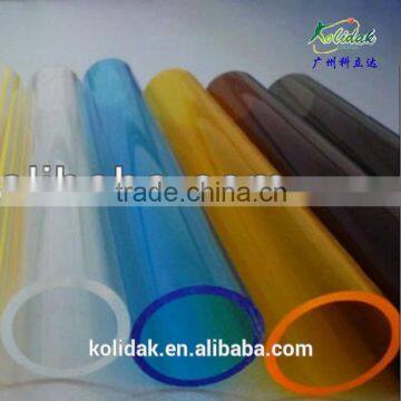 Clear,colorful, big size perspex pipe