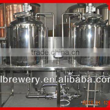 A complete set of Stainless steel 100l micro brewery equipment