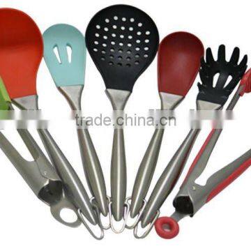 Stainless Steel Kitchen Cooking Tools and Equipment Set with Stainless Steel Handles