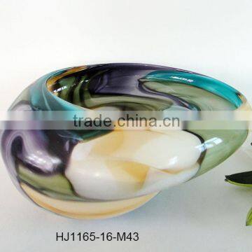 Handmade Art Glass Vase for Home Decoration