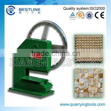 Portable mosaic rock slicing machine