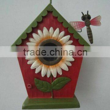 new! metal garden bird house