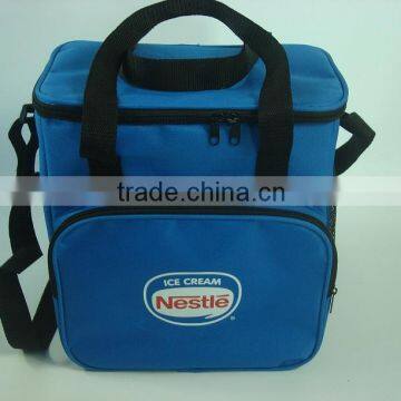 manufacturer 600D PEVA lining ice cream cooler bag