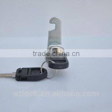Disc cam lock with switch indicator foldable keys