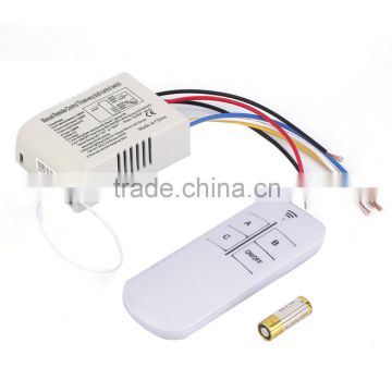 220V 3 Way ON/OFF Digital RF Remote Control Switch Wireless For Light Lamp Worldwide Store Brand New