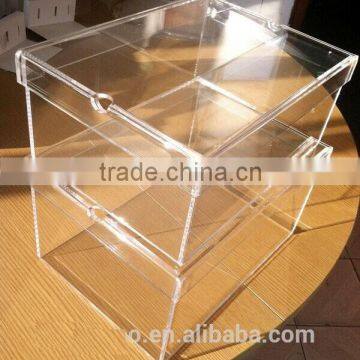 High transparent factory direct price acrylic shoe boxes, acrylic shoes storage box for sale