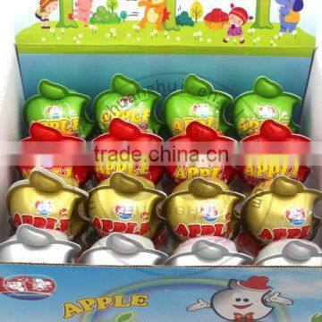 New Products 2015 Apple Chocolate Surprise Egg With Toy, Apple Chocolate Toy Egg