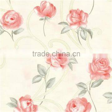 High Quality Beautiful Flower Thick Vinyl Wallpaper for Sale photo-4