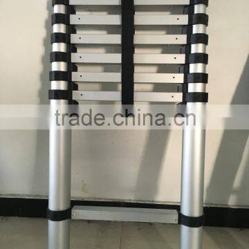 3.2m aluminium telescopic ladder with new EN131-6 SGS