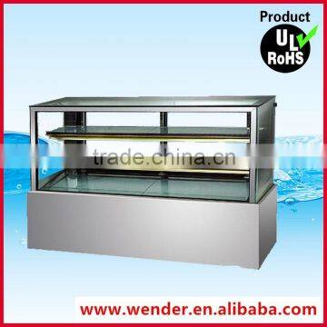 1.2Meter right angle style golden frame commercial cake cooler