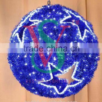 3D LED garland ball motif light