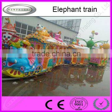 China factory amusement ride elephant train for kids with high quality