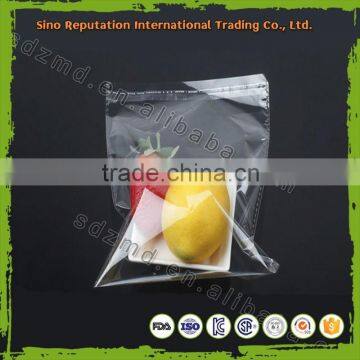 clear self adhesive food packaging plastic bag