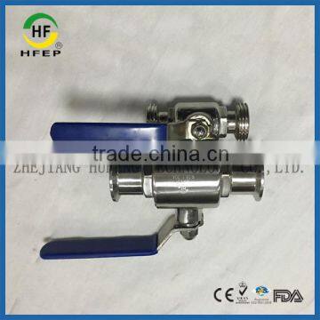 HF1A00332 DN32 Top Quality Low Price Clip Stainless Steel Sanitary Ball Valve