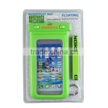 Handlebar Waterproof Smartphone Pouch For Swimming With Floating photo-5