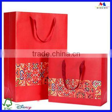 customized printed unique cheap paper bags design