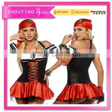 CSW5010 Pirate queen costume for Halloween cosplay party uniform