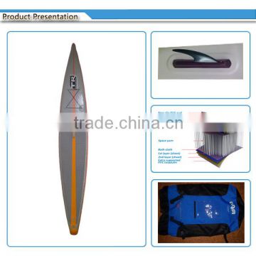 25psi double layer drop stitch 12' * 6" Drop stitch inflatable stand up paddle board for racing