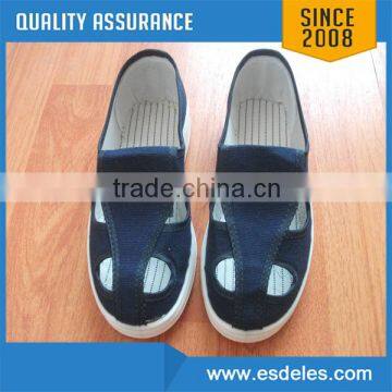 Cleanroom ESD antistatic working shoes ESD pvc sole canvas shoes