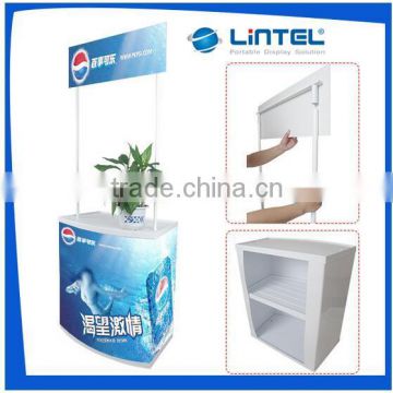 portable advertise PVC promotion counter display