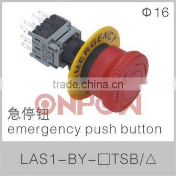 type B round emergency push button switch LAS1-B