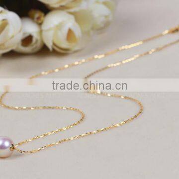 AAA Grade Fashionable Akoya Pearl Pendant 18k Gold Pendant 8-8.5mm Round Pearl Pendant Necklace photo-5