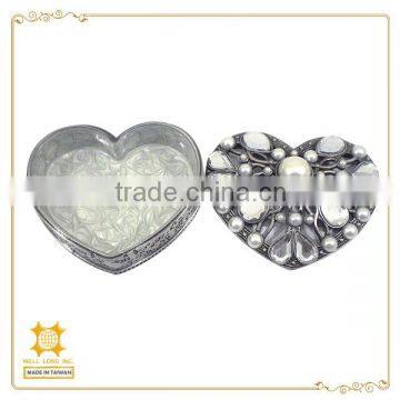 empty clear crystal elegant pearl special box for jewelry wholesales