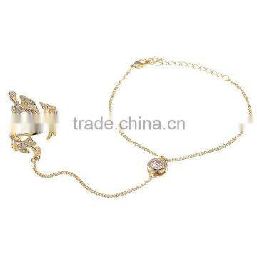 Stainless Steel Jewelry Feather Leaf Rings photo-5