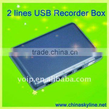 2 line recorder AGC algorithm processor inbound number, exhale number