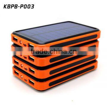 Wholesale Solar mobile power bank 20000mah waterproof for all the phone
