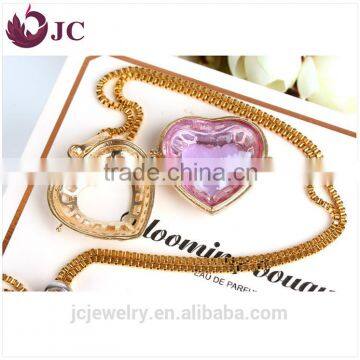 Gold Plated Jewelry Diffuser Aromatherapy Locket Necklace Aroma Diffuser Pendants for Women