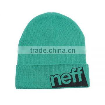 Teenagers Acrylic Hip Hop Beanies Knitted Hat