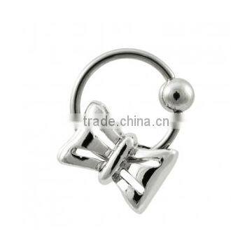 Fashion Jewelry Grade 23 Solid Titanium Captive Bead Ring CBR Ball Closure Ring BCR Fake Lip Piercng