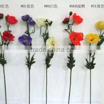 artificial poppy flower YL030