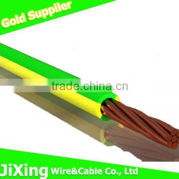 CCC BVR 450/750V yellow green grounding cable for house wiring