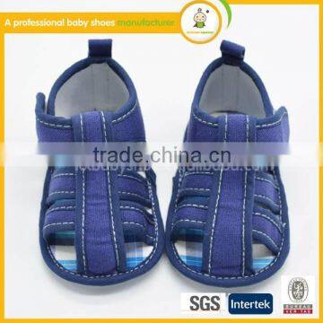 2015 exclusive new fashion design handmade fancy promotions denim baby sandals for boy