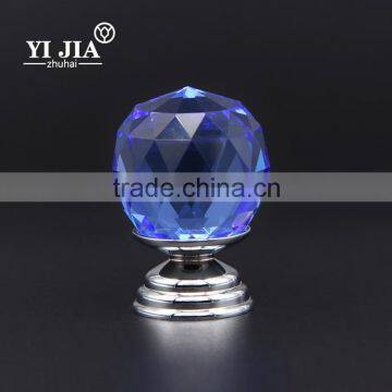 boutique furniture light blue color crystal cabinet knobs