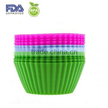 Silicone Baking Cups Cupcake Bakeware Liners Case Molds photo-3