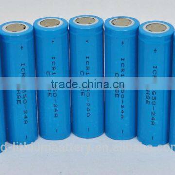 18*65mm Li-ion 2000mAh battery 3.7V cell the power battery