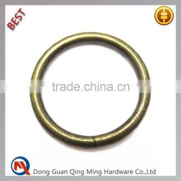 Decorative Brass Metal Handbag O Ring , Round Ring