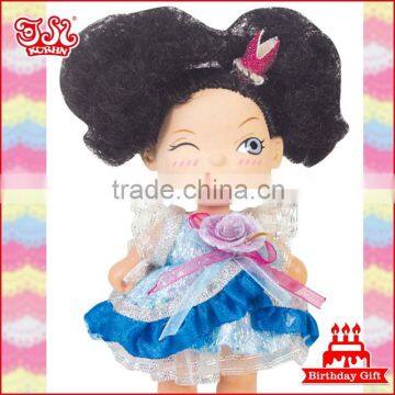 3.5 inch plastic mini baby fairy doll toy for child size / child love dolls
