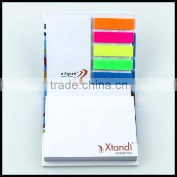 Useful different shape custom sticky notepad with PET color paste