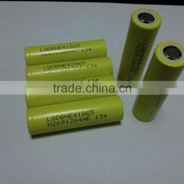 HE4 LG Chem 18650 ICR18650HE4 2500mah 30A/35A discharge