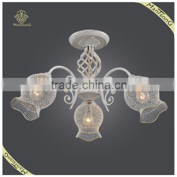 Interior Decorative Iron Shade Ceiling Lamp E14 Light Source, New Design Ceiling Lamp